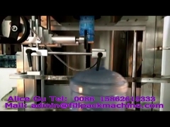 0-50 BPM otomatik boyun galon etiketleyici, galon şişesi için