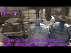 Sabit dolum kafalı ve tüm SUS304 boru hattına sahip 120BPH varil su dolum cihazı