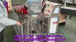 2147 J5 Hırvatistan Yarı Otomatik Kapak Çıkarma Çift İstasyonlu Namlu Fırçalama Makinası