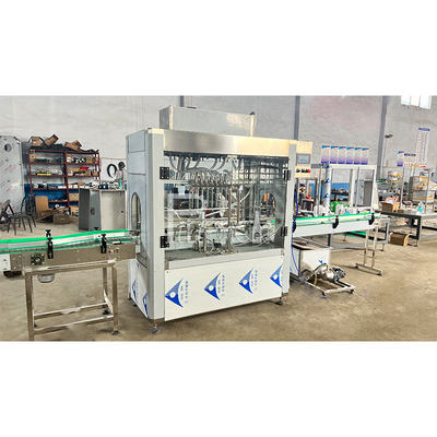 Otomatik Sıvı Su Suyu Dolum Makinesi Plastik Kavanoz Şişe Çok Kafa Tedarikçi