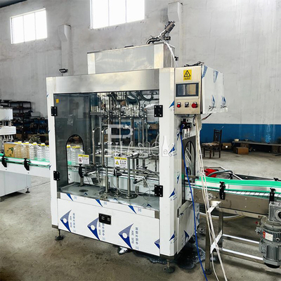 Otomatik Sıvı Su Suyu Dolum Makinesi Plastik Kavanoz Şişe Çok Kafa Tedarikçi