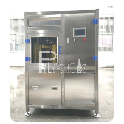 Yüksek basınçlı iç yıkama 5 Gallon şişe yıkayıcı dış fırçalama yıkama Tek istasyon Tedarikçi