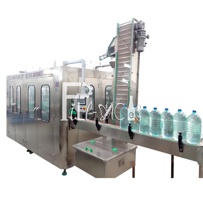 3L / 5L / 10L Mineral Şişe Dolum Makinesi Hattı Saf Su 3'ü 1 Arada Plastik 1000BPH 7.5KW Tedarikçi