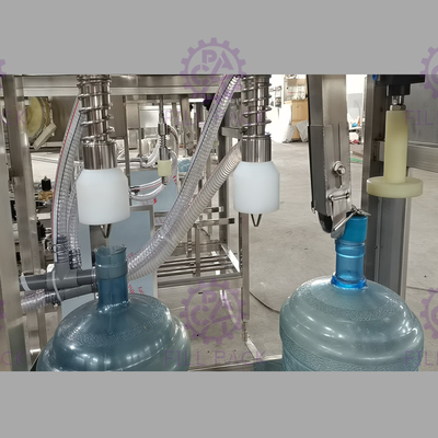 Taşma Valfi ile 100BPH 3 Galon Su Dolum Üretim Hattı Tedarikçi