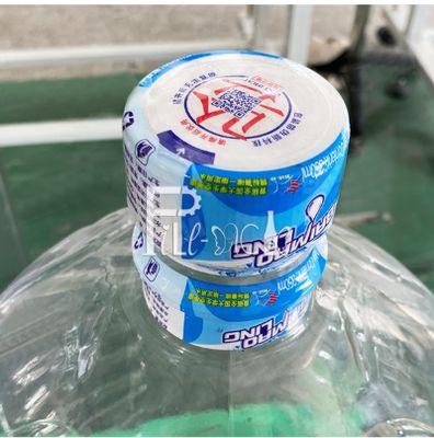 Paslanmaz Çelik 304 PVC 3 Galon Şişe Etiket Makinesi Boyun Buharı Tedarikçi