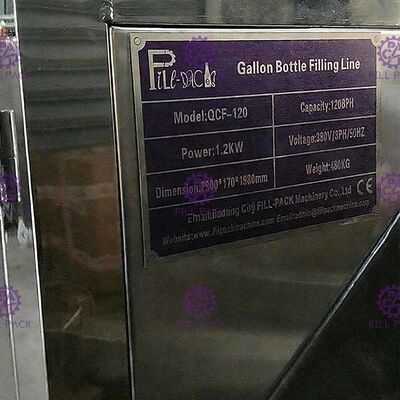 Otomatik Kaldırma Besleme SUS 304 120 BPH Galon Dolum Hattı Tedarikçi