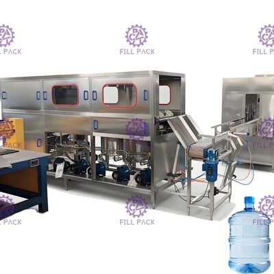 SUS 304 Boru Bağlantısı 300 BPH Galon Su Tesisi Tedarikçi