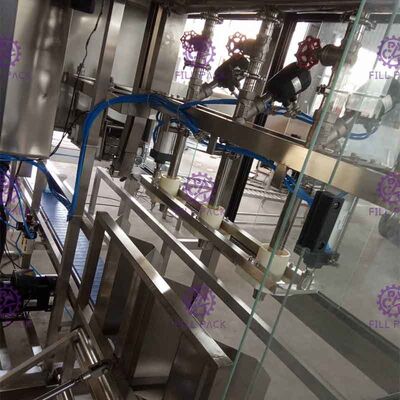 Dokunmatik Ekran 3 Yol 450BPH Kavanoz Su Dolum Makinesi Tedarikçi