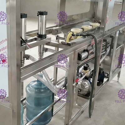 SUS304 100BPH Tek Kapak Açma Kafalı 5 Galon Su Dolum Makinesi Tedarikçi