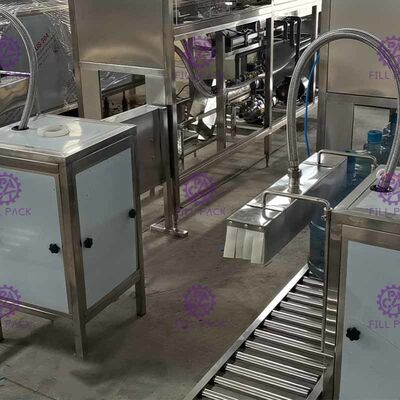 5 mm seviye kova 120BPH 5 galonluk su şişeleme makinesi Tedarikçi