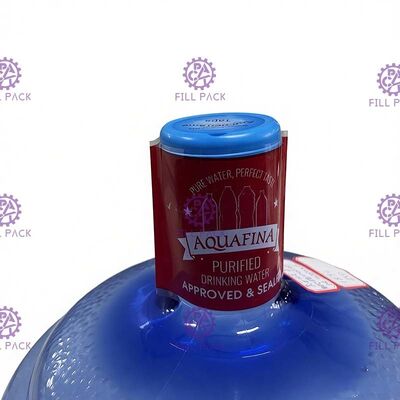 5 Galon Su Şişesi için PVC Plastik Isı Shrink Cap Sleeve Etiket Tedarikçi