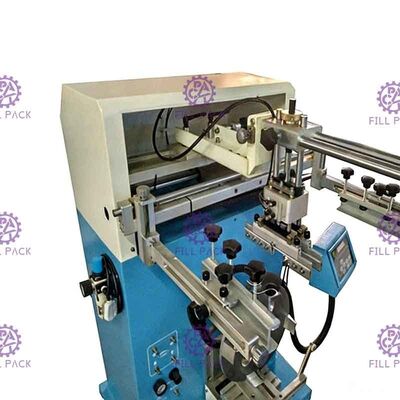 20l Şişe için Semiauto Döner Serigrafi Baskı Şişe Etiketleyici Fotoelektrik Algılama Tedarikçi