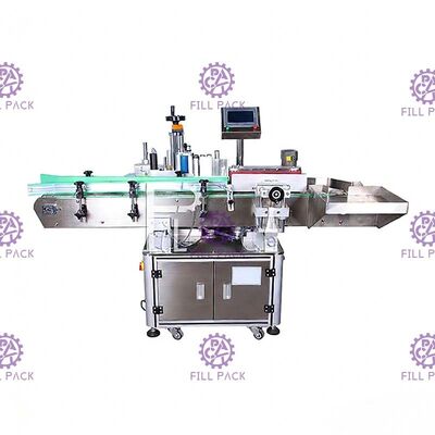 Dokunmatik Ekran SUS304 Yuvarlak Şişe Etiketleme Makinası Tedarikçi