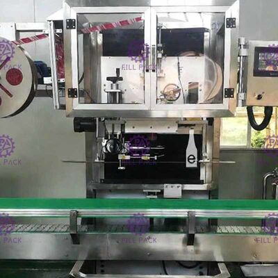 Elektrikli Tek Kafa Kapaklı Kol Yuvarlak Şişe Etiketleme Makinesi Tedarikçi