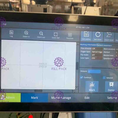 High Resolution Inkjet Coding Line / Unit for Bar Code Printing Tedarikçi