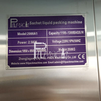 Elektrikli Plastik Poşet Sıvı Dolum Makinesi Tedarikçi