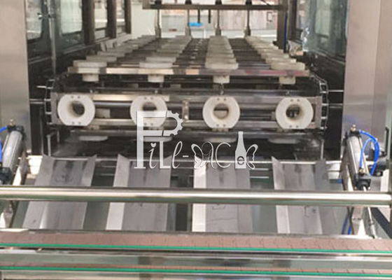 4 Yol / Sıra QGF-600 20 Litre Kavanoz Dolum Makinesi Tedarikçi