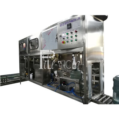 Makaralı Konveyör Çıkışı 120 BPH Varil Su Dolum Makinesi Tedarikçi