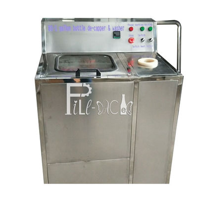 Bir Decapping İstasyonu SS304 5 Galon Şişe Yıkama Makinesi Tedarikçi