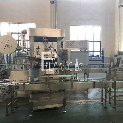 PVC Etiket Rulosu 3 Galon 1500BPH Shrink Etiketleme Makinesi Tedarikçi