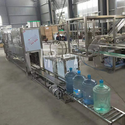 Sıcak Alkali Su Durulama 120 BPH Galon Dolum Hattı Tedarikçi