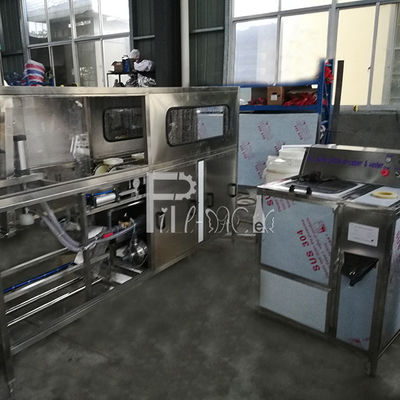 5mm Seviye Kova 100BPH 5 Galon Su Şişeleme Makinesi Tedarikçi