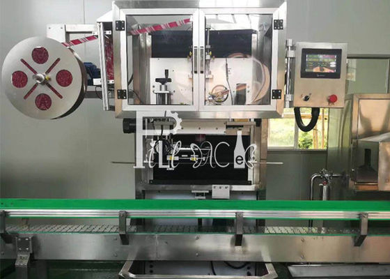 Elektrikli Tek Kafa Kapaklı Kol Yuvarlak Şişe Etiketleme Makinesi Tedarikçi