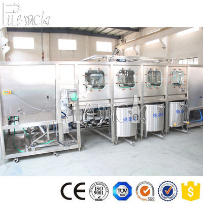 Kova / Varil / Galon 1500bph Otomatik Su Dolum Makinesi PLC Tedarikçi