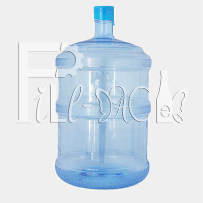 İçme suyu için saplı geri dönüştürülebilir 18.9L 20 Litre 5 galon PC şişesi Tedarikçi