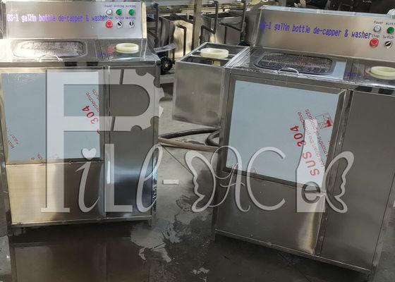 Semiauto 250BPH 5 Galon Şişe Dekapaper Yıkayıcı Tedarikçi
