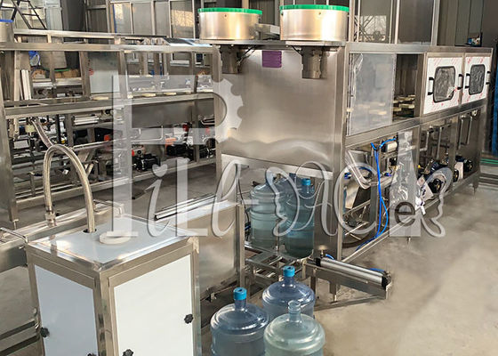 300bph 5 Galon Davul PLC Varil Su Dolum Makinesi Otomatik Tedarikçi