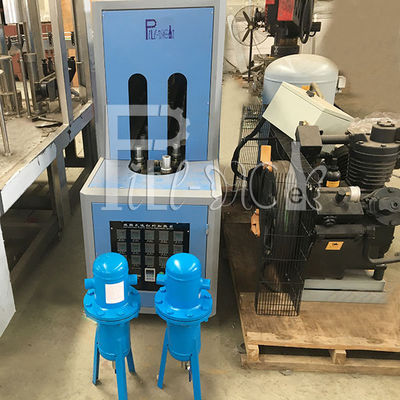 Saplı Yarı Otomatik PET Plastik Şişe 5 Galon 20 Litre Şişirme Makinesi Tedarikçi