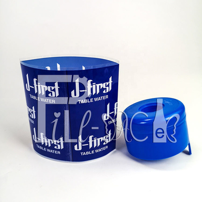 5 Galon Su Şişesi için PVC Plastik Isı Shrink Cap Sleeve Etiket Tedarikçi