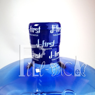 5 Galon Su Şişesi için PVC Plastik Isı Shrink Cap Sleeve Etiket Tedarikçi