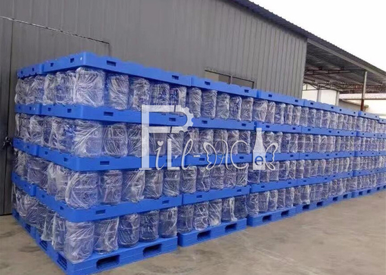 Çift Taraflı HDPE Büyük Galon Su Geri Dönüşümlü Plastik Paletler İstiflenebilir Tersinir Tedarikçi