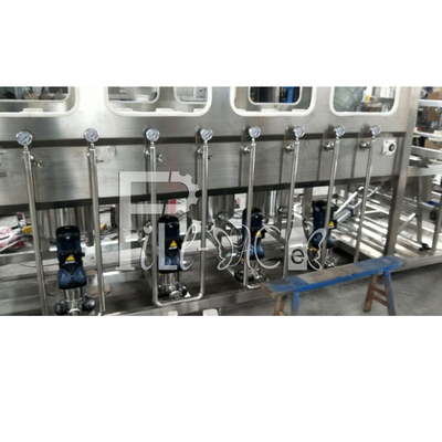 450BPH Otomatik Şişelenmiş Galon Dolum Makinesi Saf Su Yıkama Dolum Kapatma Tedarikçi