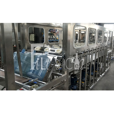 450BPH Otomatik Şişelenmiş Galon Dolum Makinesi Saf Su Yıkama Dolum Kapatma Tedarikçi