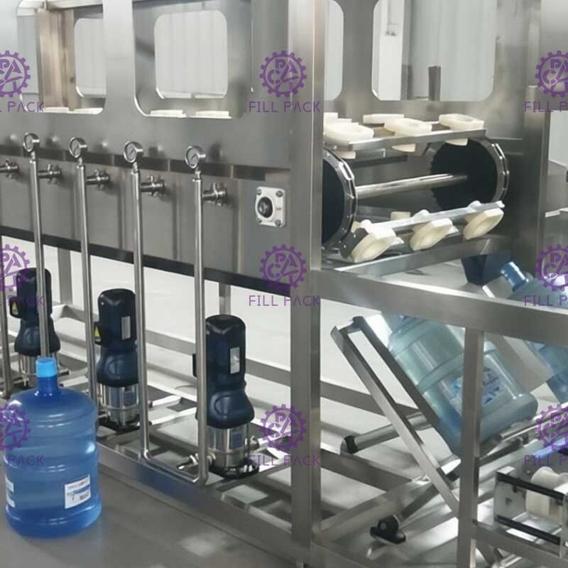 4600 * 2000 * 1800mm L Tip 5 Galon Şişe Dolum Makinesi Tedarikçi