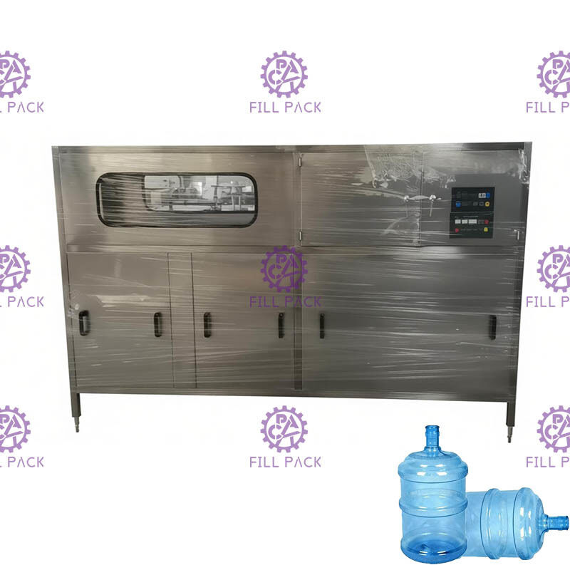 Makaralı Konveyör Çıkışı 120 BPH Varil Su Dolum Makinesi Tedarikçi