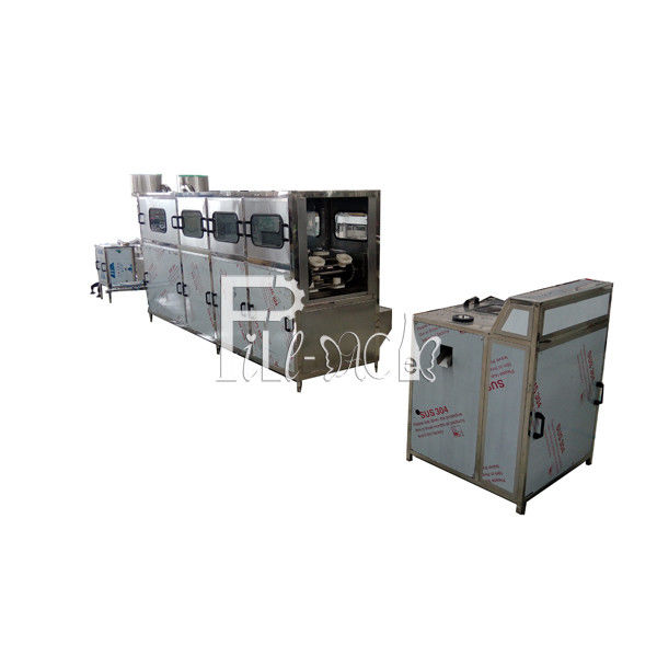 SUS 304 Boru Bağlantısı 300 BPH Galon Su Tesisi Tedarikçi