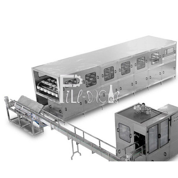 12 Baş 1000 BPH 5 Gallon Şişe Çamaşır Makinesi Tedarikçi
