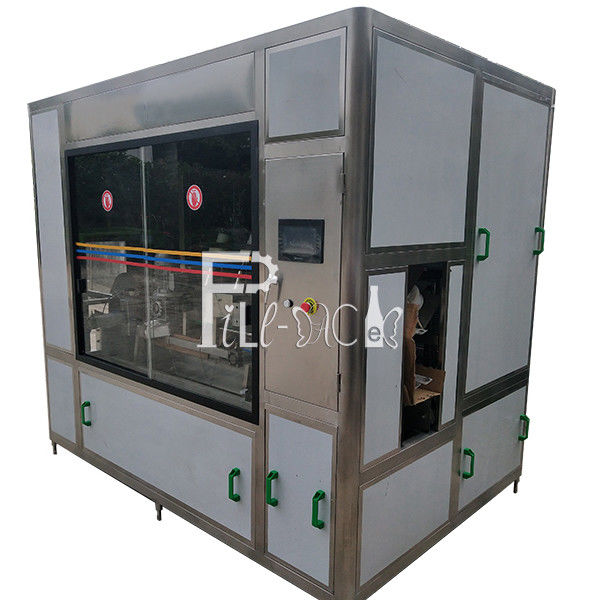 Döner 1800 * 1550 * 1750mm 900BPH 5 Galon Şişe Yıkama Makinesi Tedarikçi