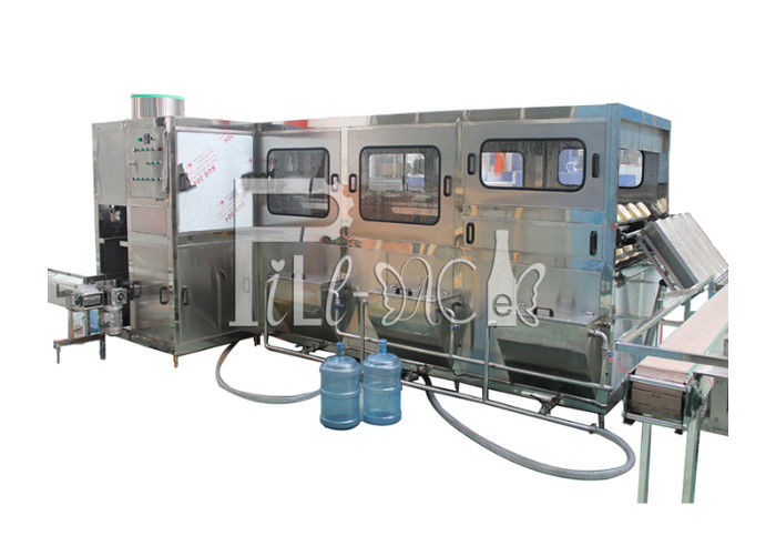 200BPH 3/5 Galon / 20l Yıkama Dolum ve Kapatma Makinası Tedarikçi