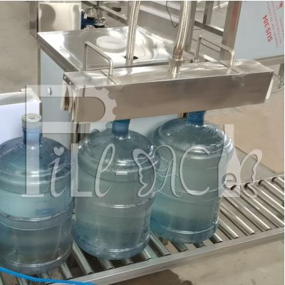 Paslanmaz Çelik 304 PVC 3 Galon Şişe Etiket Makinesi Boyun Buharı