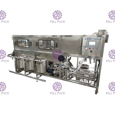 300BPH Otomatik Plastik Şişe 3 Galon 18.9L Şişelenmiş Su Dolum Kapatma Makinesi