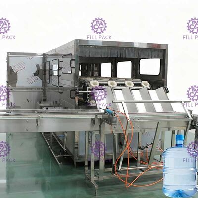 Saf Su 5 Galon Şişe Namlu Dolum Makinesi 600BPH / 900BPH Su Üretim Hattı