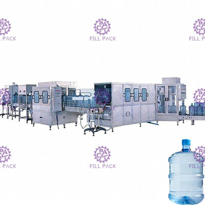 Kapak Kaldırıcılı Elektrikli 1500BPH Galon Dolum Makinesi