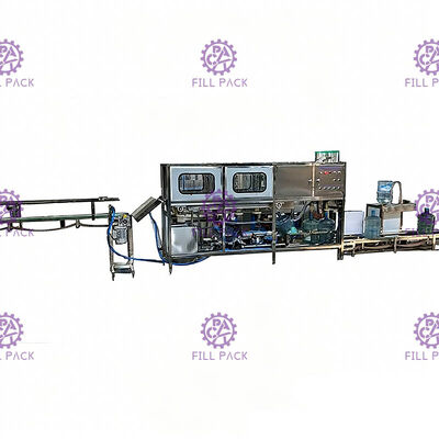 Otomatik Kaldırma Besleme SUS 304 120 BPH Galon Dolum Hattı