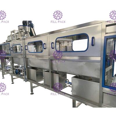 One Road 3 Galon 200BPH Şişe Su Dolum Makinesi / Hat / Ünite Saf Su Yıkama