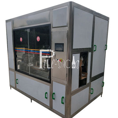 Döner 1800 * 1550 * 1750mm 900BPH 5 Galon Şişe Yıkama Makinesi